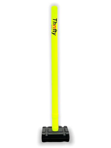 Thrifty Sports® Cricket Stumps Set - 4 Stumps + 2 Bails + 2 Stand Full Size 30/32\" (Floro) - Thumbnail 4
