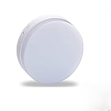 DLLT Round LED Flush Mount Ceiling Lighting-18W IP44 Waterproof Light Fixture for Bathroom, Kitchen, Dining Room, Corridor, Hallway, Stairwell, Wet Location 6000K Cool White
