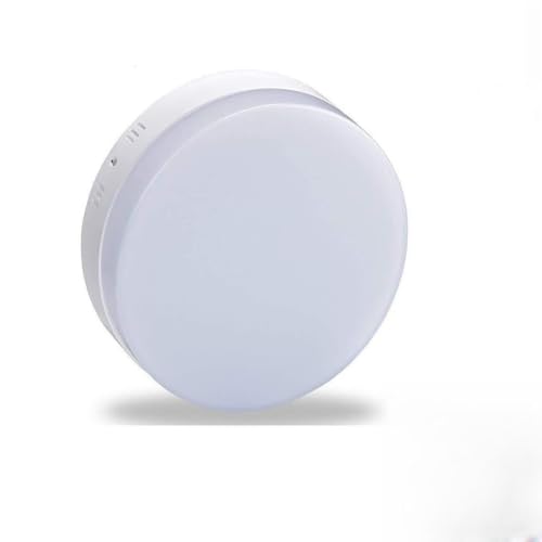 DLLT Round LED Flush Mount Ceiling Lighting-18W IP44 Waterproof Light Fixture for Bathroom, Kitchen, Dining Room, Corridor, Hallway, Stairwell, Wet Location 6000K Cool White