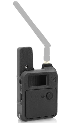 Case for Wio Tracker L1 Development Board Device Set - 3000mAh Battery GPS Module Antenna All-in Enclosure Screen Protection Shell with Type C Interface (N37 Version, Black)