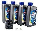 Suzuki ECSTAR R7000 10W-40 Semi-Synthetic Oil Change Kit for Suzuki Boulevard C50T VL800T 2005-2009