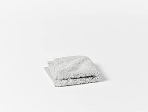 Coyuchi Cloud Loom Organic Towels, Wash Cloth - Fog (12