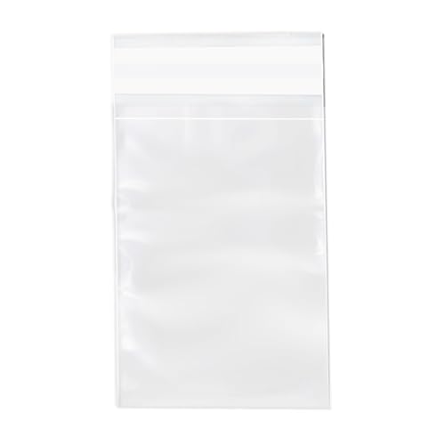 8" X 10" Self Sealing Cellophane Bags (200 Pack) - Clear Cookie and Pretzel Rod Bags With Seal for Baked Goods Packaging, Cookie Wrappers, Bakery Packaging, Bake Sale, Candy, Treats, Goodies, Gifts