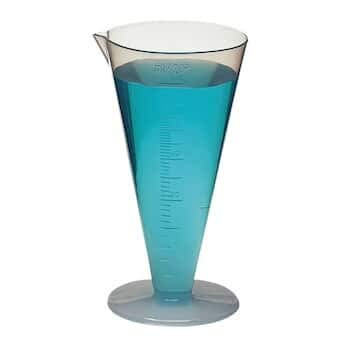 Cole-Parmer Conical Polypropylene (PP) Graduates, 250 mL, 1/Pk