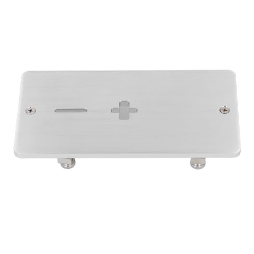 Planche à Bascule pour Scie Sauteuse électrique, Planche à Bascule pour Scie Sauteuse à Bois de Haute Précision en Alliage D'aluminium, Plaque D'insertion de Table de Toupie