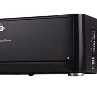 Gabinete SilverStone GD06B Classic HTPC/escritorio con dos puertos USB 3.0 frontales - B miniatura 1