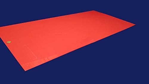 Miniatura 5 de Delrin - Lámina POM de acetal rojo 0.125 pulgadas (18 pulgadas) de grosor x 24 pulgadas de ancho x 48 pulgadas de largo