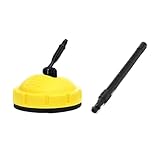 Pressure Washer Surface Cleaner for Karcher K2 -K7 Patio Cleaner Attachment Rotating Flat Surface Cleaner Pressure Washer Electric Car Wash Brush for Home