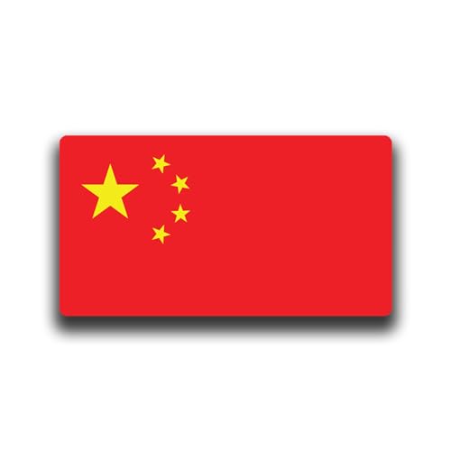 Image of World Country Flag Decal Stickers - Two Pack - for Cars Windows Bumpers Laptops Tablets Tumblers Cups Walls (China)