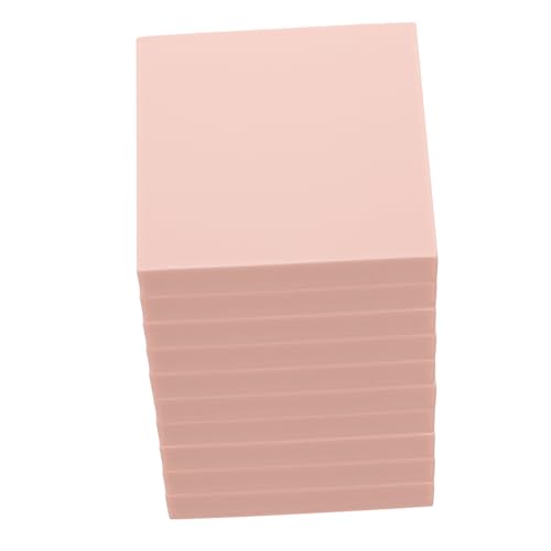 HOMSFOU DIY Carving Materials 10pcs Linoleum for Printmaking Fondant Stamps Clay Letter Stamps