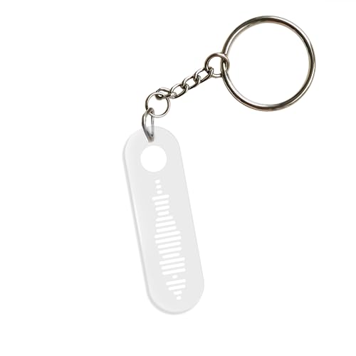 CRYPTONITE Personalized Acrylic Spotify Song Code Keychain | Acrylic Customized with Your Favorite Song | Aniversary Gifts For Men & Women