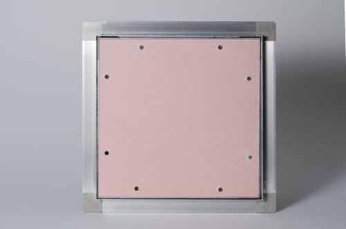 Falso techo EI 30 equipado con trampilla de aluminio natural y lana de roca 2