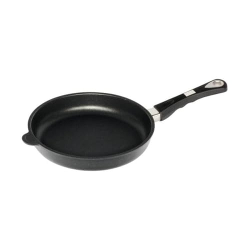 AMT Gastroguss Bratpfanne 26 cm Ø, 5 cm hoch, fester Stiel, nicht induktionsgeeignet, Lotan® Antihaft-Veredelung, Gusspfanne (Aluguss)… – Ansicht 1