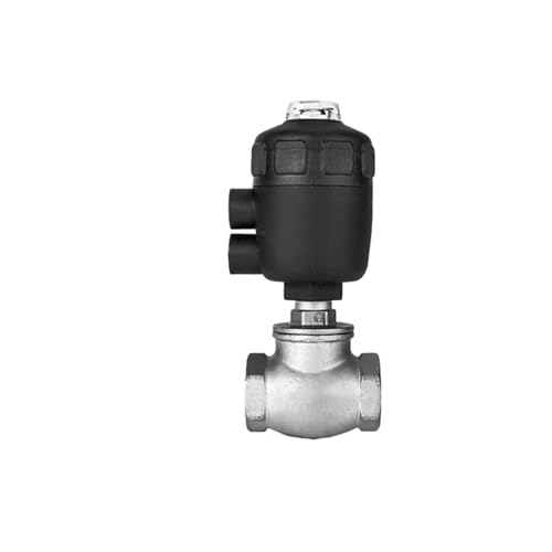 Vanne pneumatique en T inox 1-1/4 anti-fuite pour circuit d'air et eau