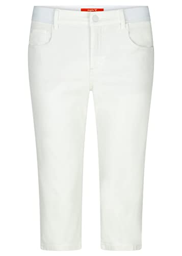 ANGELS Damen Capri-Jeans,One Size Fits All' mit elastischem Bund White OS