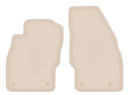 Tapis de voiture velours beige Opel Adam hayon 2012 avant