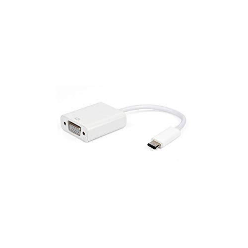 Tera Grand USB 3.1 Type C Male to VGA Female Adapter, White