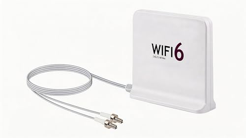 Antenne Wi-Fi tri-bande 2.4 GHz 5 GHz booster de signal 12dBi câble extension TS9 magnétique