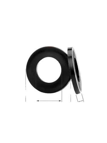 Entretoise de plan nylon noir M2 pour éliminer les courts-circuits 100x