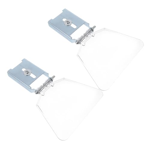 SHERCHPRY Protector Ocular Transparente para Amoladora de Banco Grande Accesorio de Plástico Resistente Antisalpicaduras Repuesto para Seguridad Taller Industrial