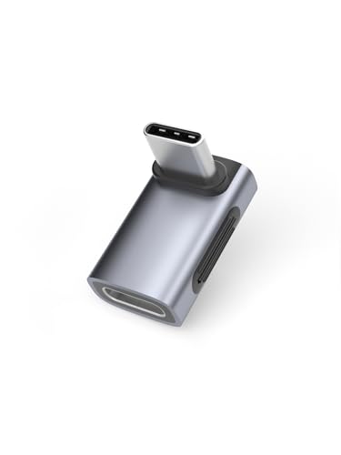 Hagibis Adaptador USB C de 240 W 40 Gbps 8K, Adaptador USB-C Macho a USB-C Hembra, Conector USB 4...