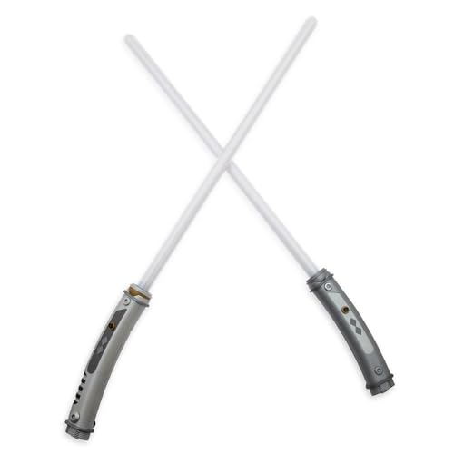 Disney Store Official Ahsoka Tano Lightsaber Toy for Kids - Electronic Star Wars Light Up Toy Sword Set with Motion-Sensor Sounds & Dueling Effects - Star Wars Roleplay Accessory