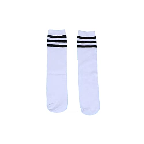 Snadulor Colored Knee High Tube Socks Soccer Socks School Team Socks for 8-12 Years Old Kids Girls Boys