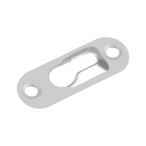 Image of 40 Pcs Silver Keyhole Hangers, Unique Protruding Design Key Hole Hanger Bracket, Invisible Shelf Hanger Picture Hanging Hardware for Picture Frame or Frames Connection