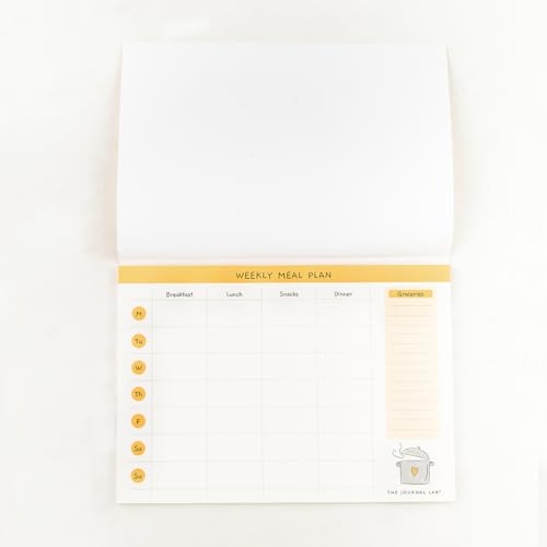 Image of Meal Planner sheets with Fridge Magnet by The Journal Lab