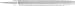 PFERD Hand File, American Pattern, Chip Breaking, Convex, Coarse, 10" Length, 7/8" Width, 9/32" Thickness