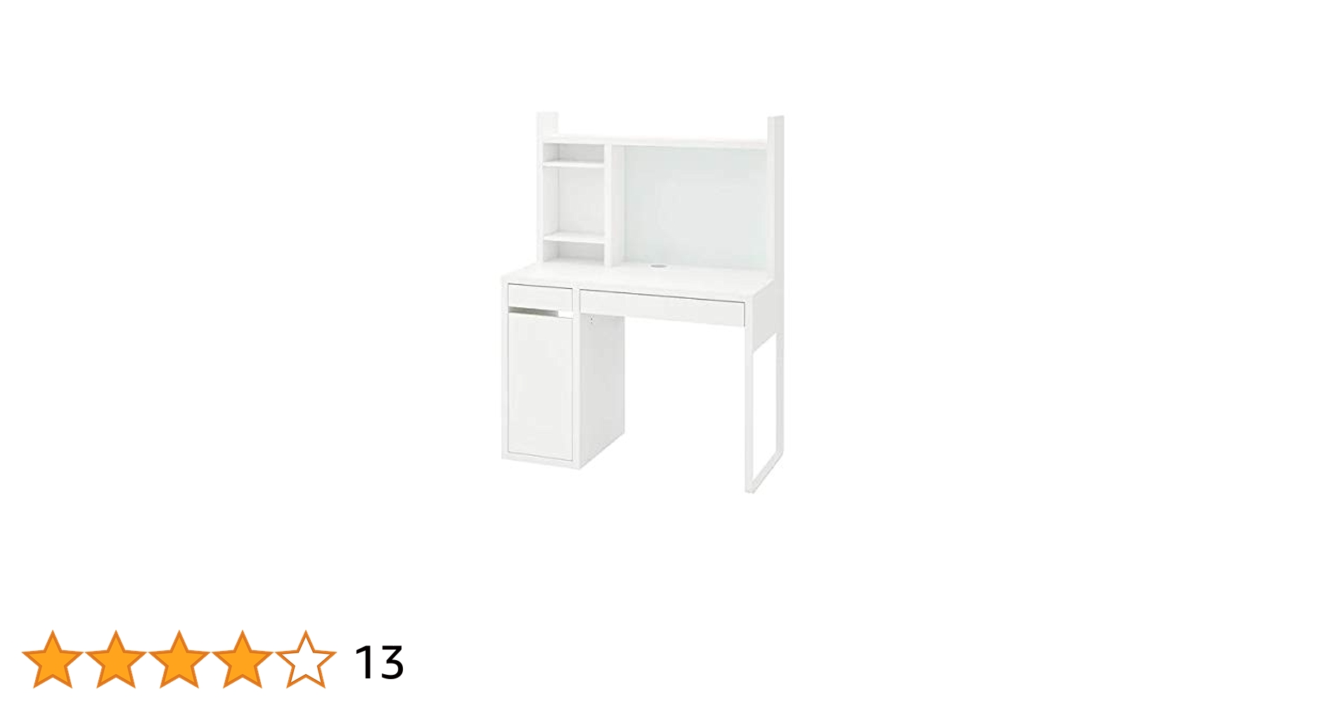 IKEA ミッケ ホワイト MICKE ミッケ デスク, ホワイト, 105x50 cm - IKEA