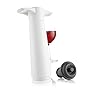 Vacu Vin 08542606 Wine Saver Pompe à Vide avec Bouchon Acier Inoxydable Blanc 18 x 12 x 12 cm
