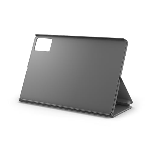 Lenovo Estuche Folio para Idea Tab (Poliuretano + Policarbonato, Protección contra Impactos, Portabolígrafos Integrado, Soporte Convertible) - Color Gris Luna