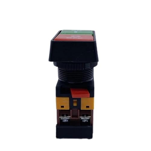 Bouton-poussoir 30mm 10A boîtier de commande manuel bi-couleur PPBB-30N AC 380V