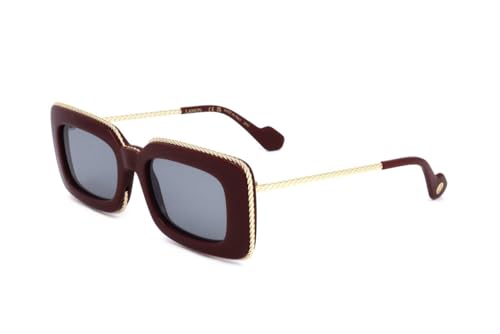 Lanvin Lnv645S Sunglasses, 600 Burgundy, 52 Unisex
