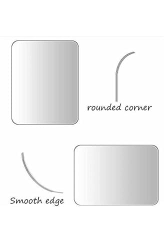 Image of Stylish Global Mirror for Bathroom Decorative Mirror for Washbasin, Livingroom, Homedecor, Bedroom Wall Mount - 10 * 14 inches.