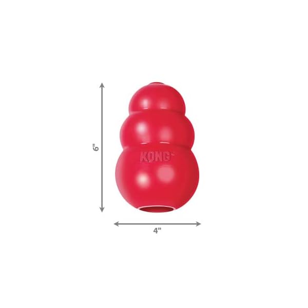 KONG Classic Dog Toy, Durable Natural Rubber- Fun to Chew, Chase & Fetch- For XXL Dogs KONG Classic Dog Toy, Durable Natural Rubber- Fun to Chew, Chase & Fetch- For XXL Dogs