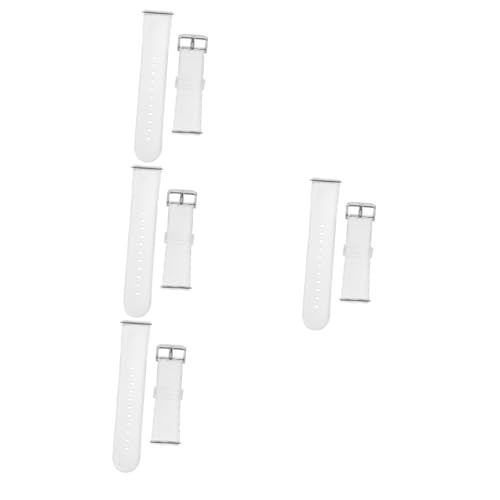 Bracelet de montre réglable blanc en PVC Housoutil pour le sport et les loisirs en smartwatch