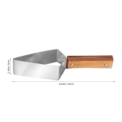 Cortador para sandía de acero inoxidable con mango de madera miniatura 6
