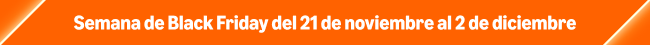 La Semana de Black Friday es del 21 de noviembre al 2 de diciembre