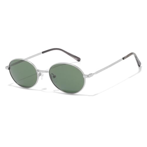 Lunettes de soleil ovales polarisées tendance luxe rétro au design soigné et élégant