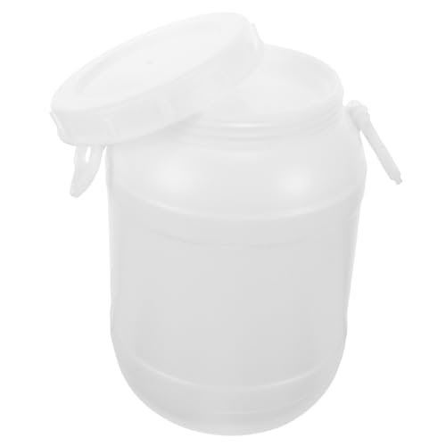 CONGARTENO Plastic Compost Bin for Kitchen Airtight Fermentation Container Portable Handle for Easy Use for Food Waste and Composting Stylish and Space-saving Design