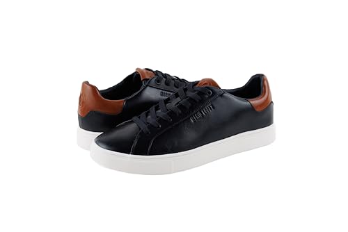 Mario Lopez Men's Sneakers Cliff Low Top Lace-Up Comfortable Mens Sneaker Classic Footwear for Men