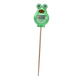 VICASKY Zeiger bodenfeuchtigkeitsmesser und Ph Tester im Frosch Design Präziser Batterieloser Bodentester für Gartenpflanzen Misst Feuchtigkeit Ph wert und Lichtintensität für