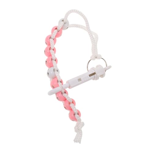 Pulsera Contadora de Golpes de Golf con Cuentas de Rhinestone Rosa