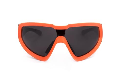 Moncler Wrapid Sunglasses ML0249 43A Matte Orange/Black 0mm2