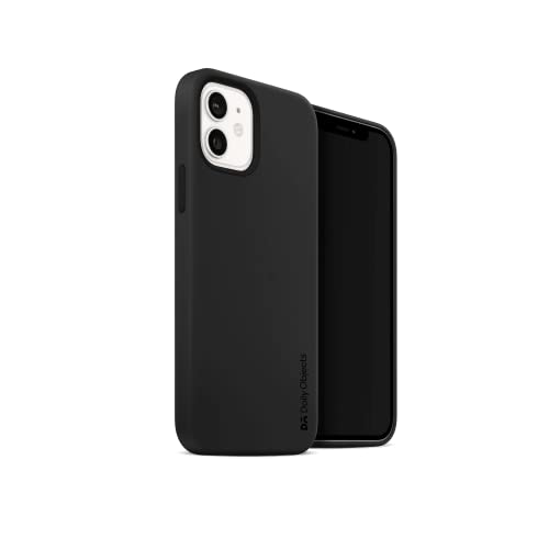 Image of DailyObjects Black Flekt Silicone Case Cover for iPhone 12