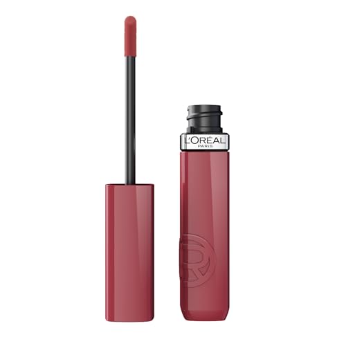 L'Oreal Paris Infallible Lacque Resistance Liquid Lipstick, 16HR Long Lasting Lip Makeup with Lacquer-Like Shine and Zero Transfer, 220, Paris Sunset