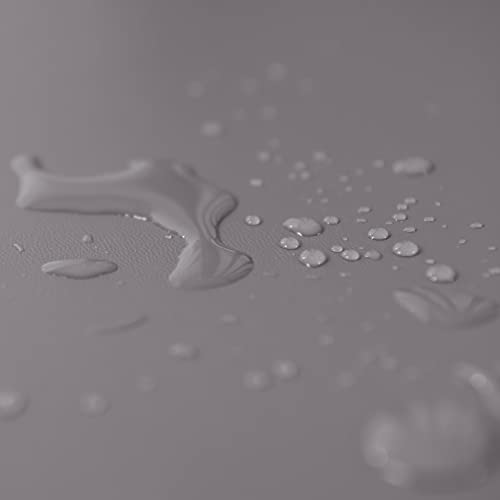 Forcheer Pu Dining Chair Seat Cover Set Of 6 Waterproof Dining Chair Covers Leather Chair Seat Covers For Dining Room Removable Washable Chair Seat Slipcovers Protector Rear(Pu-Grey) #TOP3