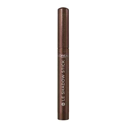 L'Oréal Paris Ombretto Stick, Colore Intenso Tutto il Giorno, Facile da Sfumare, Consistenza Cremosa, Le Shadow, Colori Versatili per Diversi Look, Tonalità: 240 Brown Abyss, 1,4 gr
